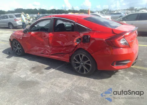 2019 Honda Civic Sport из США, поврежденный, VIN 2HGFC2F89KH583923